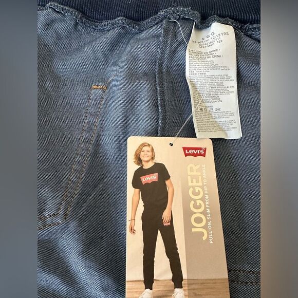 Levi's® Kids' Logo Denim stretch Joggers size 16-18  (Big Kid), NWT - Picture 6 of 8